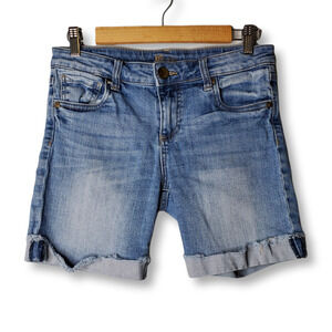 Kut from the Kloth Tarun Roll Cuff Short Sz 4